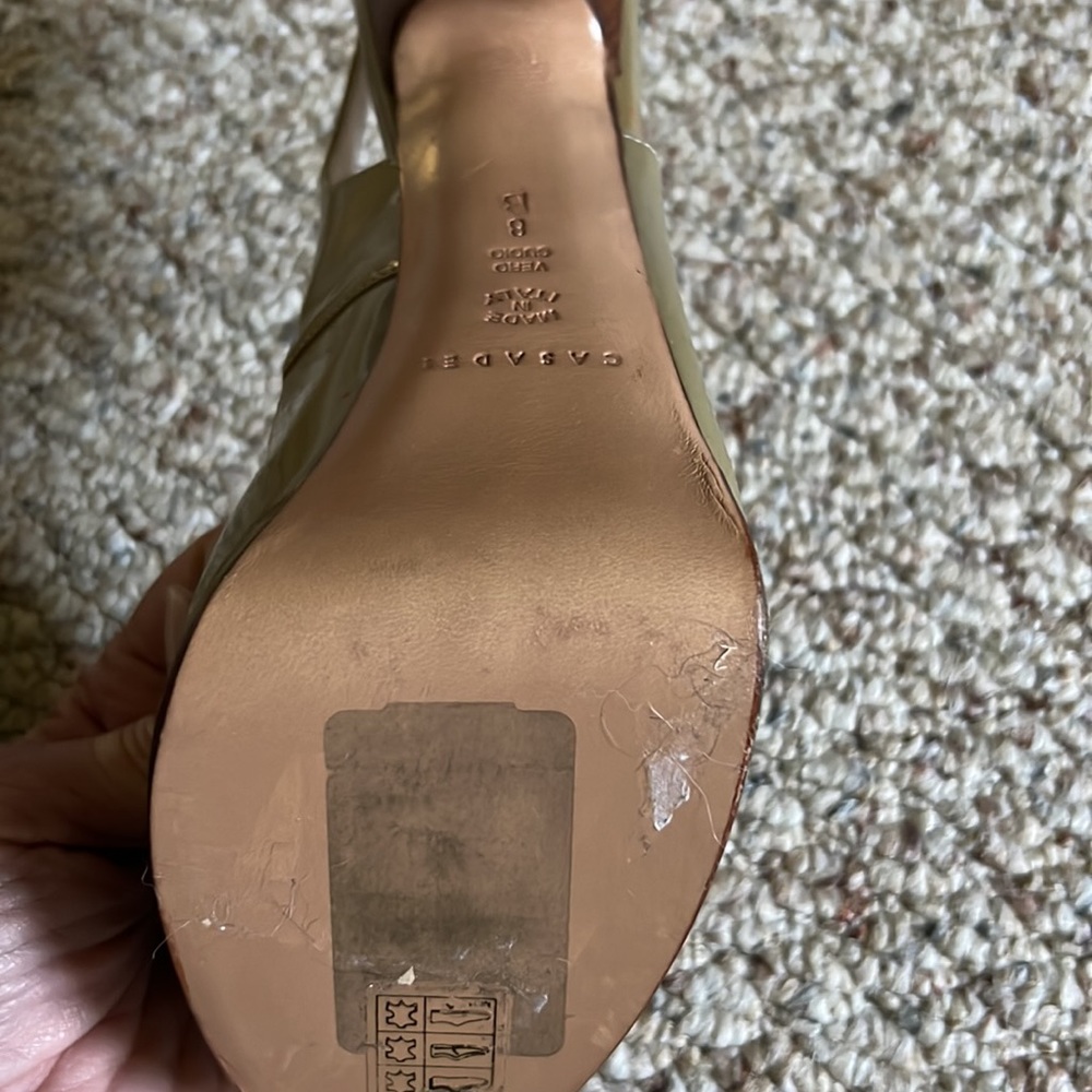 💰SALE STUNNING Casadei Open Toe Heels - Picture 8 of 9